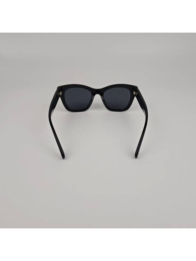 Eyewear Heart Logo Square Sunglasses Black - CHANEL - BALAAN 8