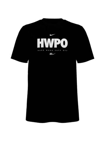 Dri-Fit HWPO Print Short Sleeve T-Shirt Black - NIKE - BALAAN 1