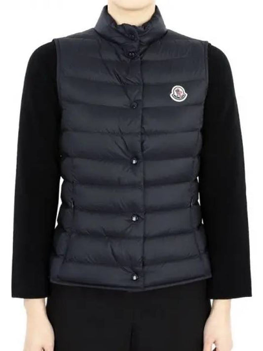 Kids LIANE Down Lightweight Padded Vest Navy 1A00085 595FE 778 12 14A Adult Wearable 1054261 - MONCLER - BALAAN 1