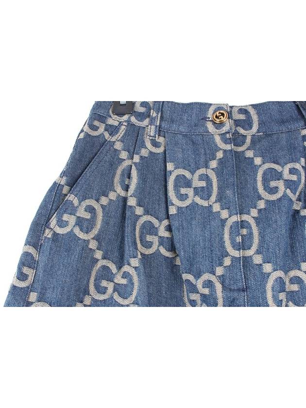 Jumbo GG denim shorts 42 28 29 - GUCCI - BALAAN 2