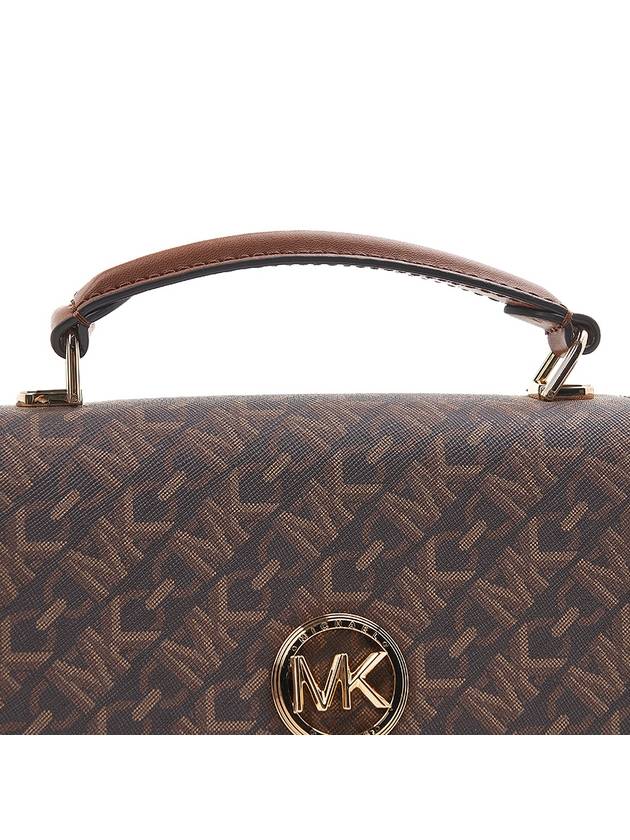 Delancey Monogram Cross Bag Dark Brown - MICHAEL KORS - BALAAN 8