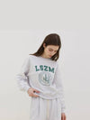 Logo Crewneck Sweatshirt Melange - LESEIZIEME - BALAAN 4