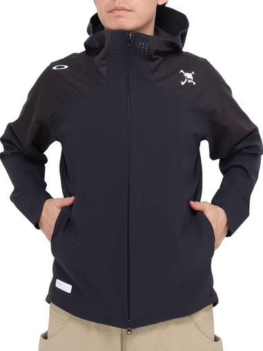 Golf Jumper Skull Synchro Black Windbreaker Jacket - OAKLEY - BALAAN 1