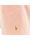 Logo Patch Striped Swim Shorts Orange - POLO RALPH LAUREN - BALAAN 5