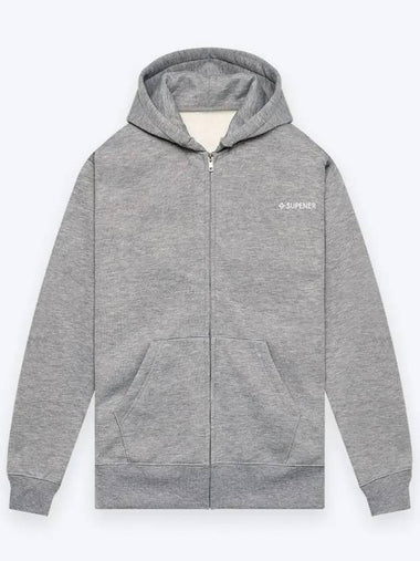 Tapichi brushed hood zip up gray - SUPENER - BALAAN 1