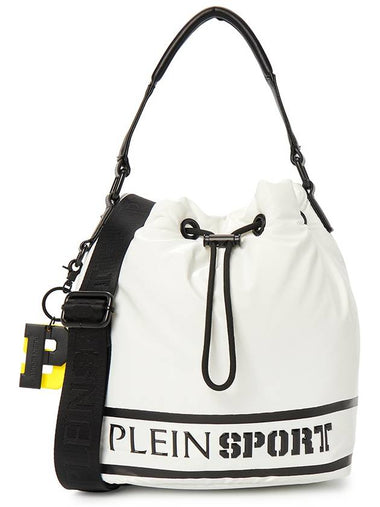 Women's Sports Bucket Bag White - PHILIPP PLEIN SPORT - BALAAN 1