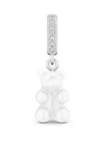 Nostalgia Haribo Bear Powder Silver Cubic Pendant Women s Charm - CRYSTAL HAZE - BALAAN 1