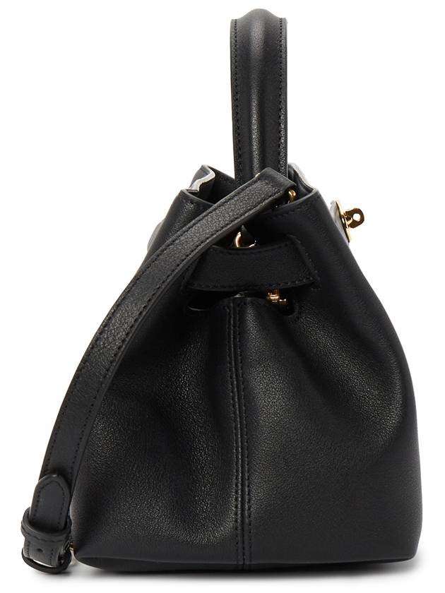 Silky Calf Small Tote Bag Black - MULBERRY - BALAAN 4