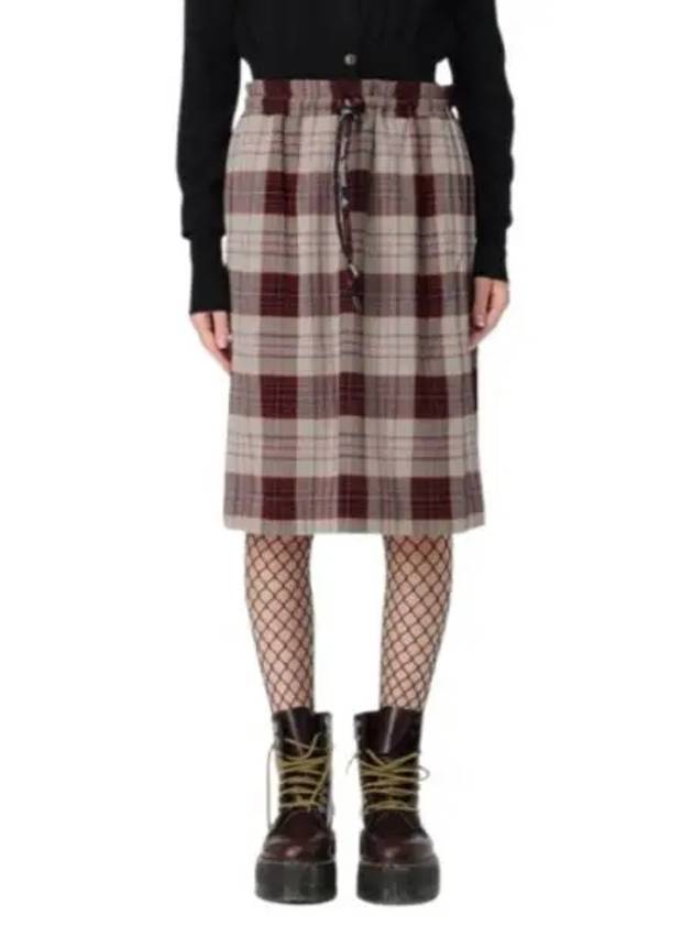 Kilt Check Midi A-Line Skirt Red - VIVIENNE WESTWOOD - BALAAN 2