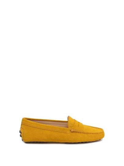 Gommino Suede Driving Shoes Yellow - TOD'S - BALAAN 2