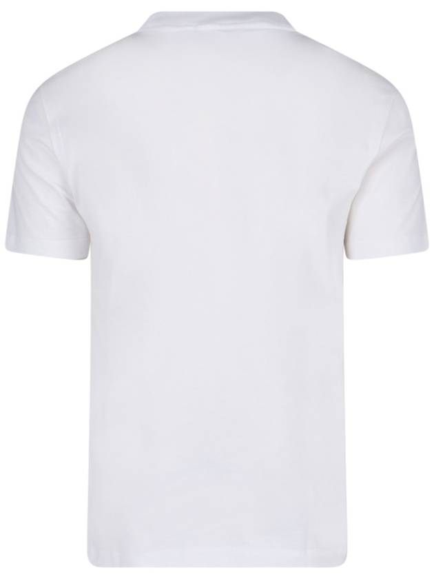 Medusa Embroidery Cotton Short Sleeve T-shirt White - VERSACE - BALAAN 3