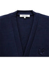 Bold Fox Head Cardigan Navy - MAISON KITSUNE - BALAAN 3