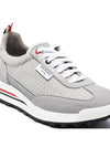 Men's Heavy Athletic Mesh Tech Runner Low Top Sneakers Grey - THOM BROWNE - BALAAN 3