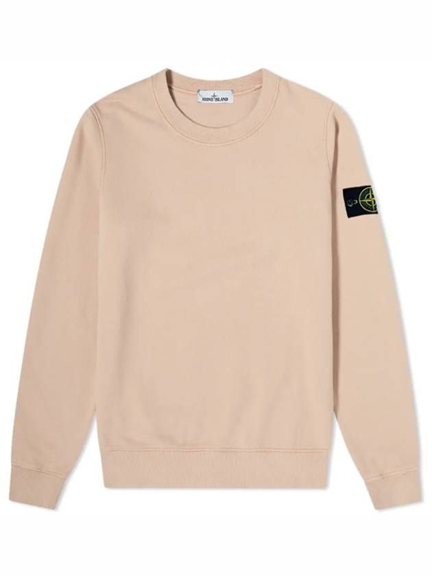 Wappen Patch Crewneck Sweatshirt Indie Pink - STONE ISLAND - BALAAN 2