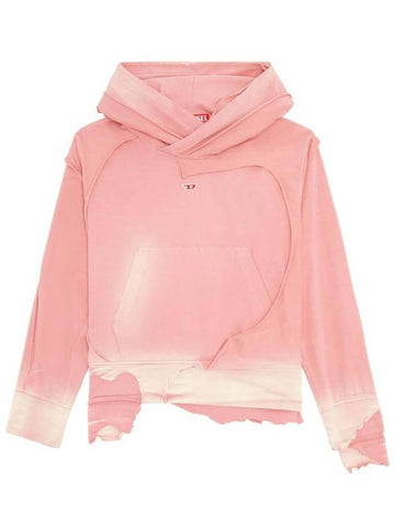 F-Maite Hoodie Pink - DIESEL - BALAAN 1