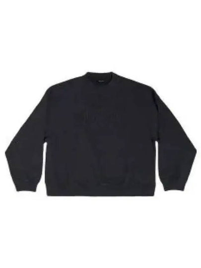 Cities Paris Regular Fit Sweatshirt Black - BALENCIAGA - BALAAN 2