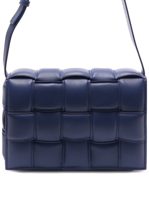 Gold Padded Cassette Cross Bag Navy - BOTTEGA VENETA - BALAAN 3