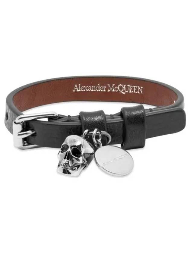 Skull Stud Bracelet Black - ALEXANDER MCQUEEN - BALAAN 2