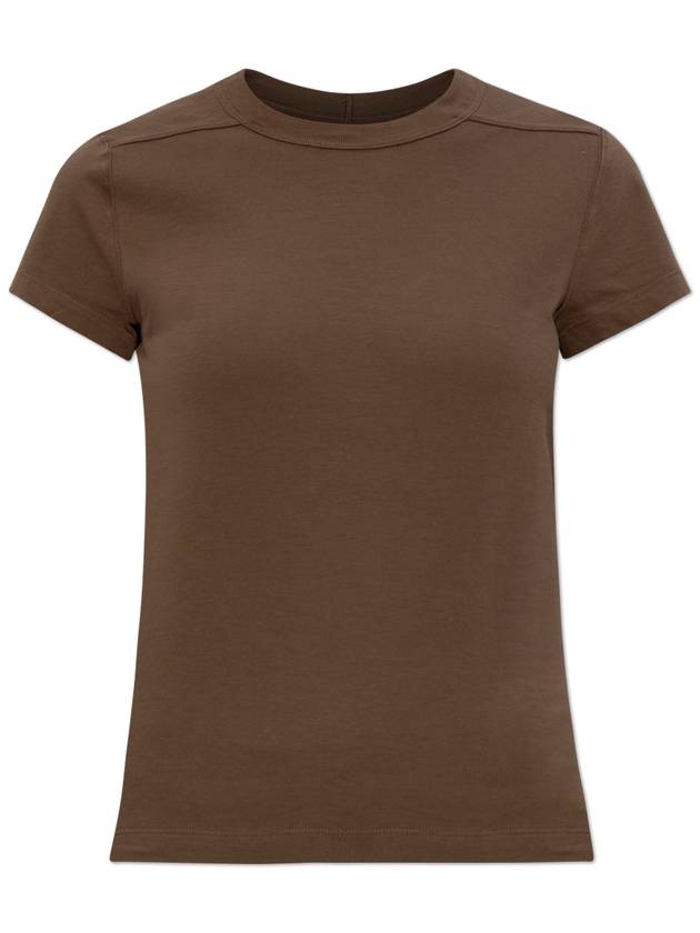 Rick Owens Top 'Cropped Level T', Women's, Brown - RICK OWENS - BALAAN 1