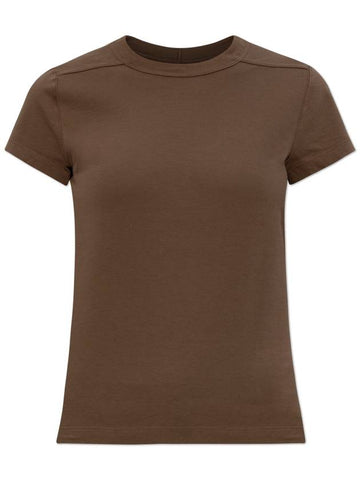 Rick Owens Top 'Cropped Level T', Women's, Brown - RICK OWENS - BALAAN 1