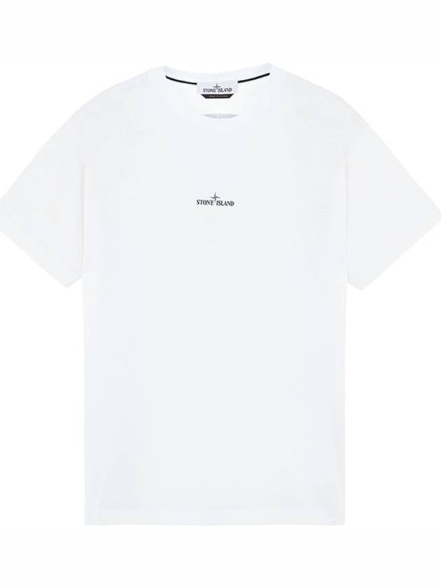 Tricromia Three Print Cotton Jersey T-Shirt White - STONE ISLAND - BALAAN 2