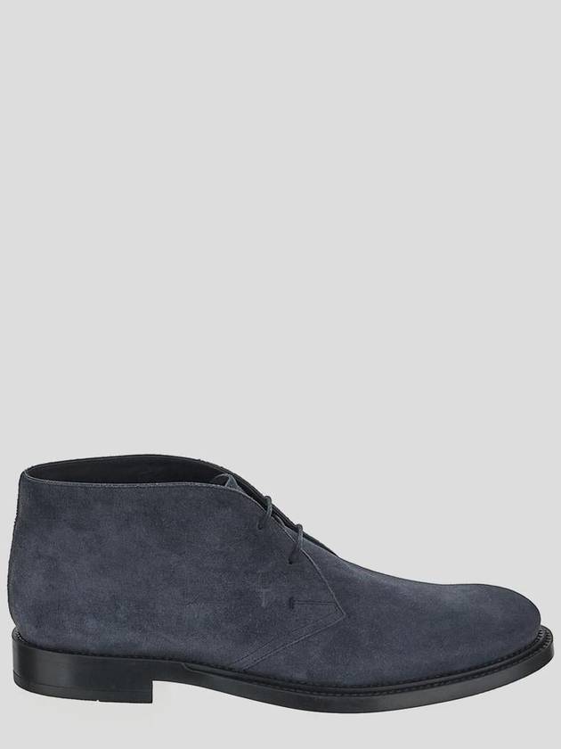 Men's Suede Desert Ankle Boots Navy - TOD'S - BALAAN 2