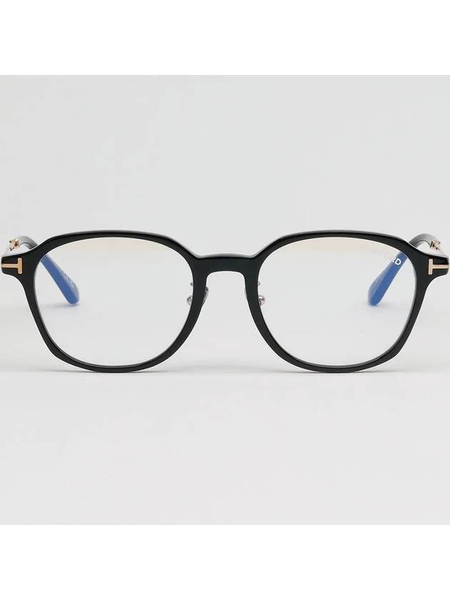 Glasses Frame TF5927DB 001 Blue Light Blocking Square Horn Frame Eye Protection - TOM FORD - BALAAN 3