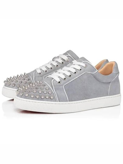 Vieira Spike Low Top Sneakers Grey - CHRISTIAN LOUBOUTIN - BALAAN 2