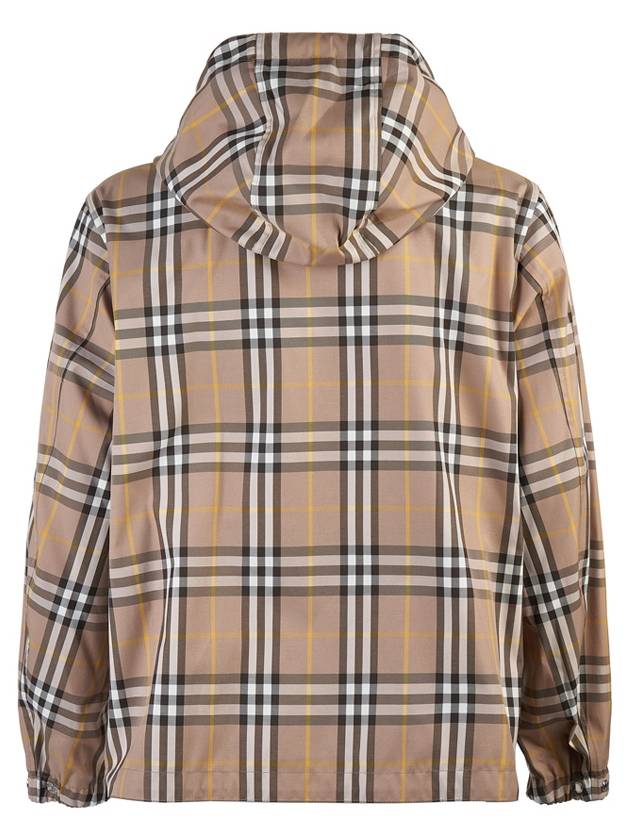 Vintage Check Reversible Hooded Jacket Beige - BURBERRY - BALAAN 5