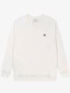 Fox Head Patch Classic Sweatshirt Ecru - MAISON KITSUNE - BALAAN 3