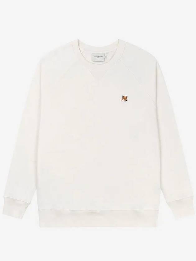 Fox Head Patch Classic Sweatshirt Ecru - MAISON KITSUNE - BALAAN 3