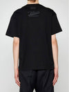 Men's Logo Patch Cotton Short Sleeve T-Shirt Black - VETEMENTS - BALAAN 9