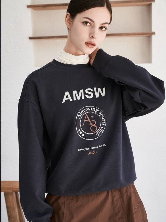 Signature Logo Sweatshirt - AIMSWING+8 - BALAAN 1