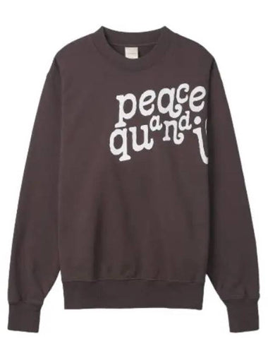 Etched Sweatshirt Brown - MUSEUM OF PEACE & QUIET - BALAAN 1