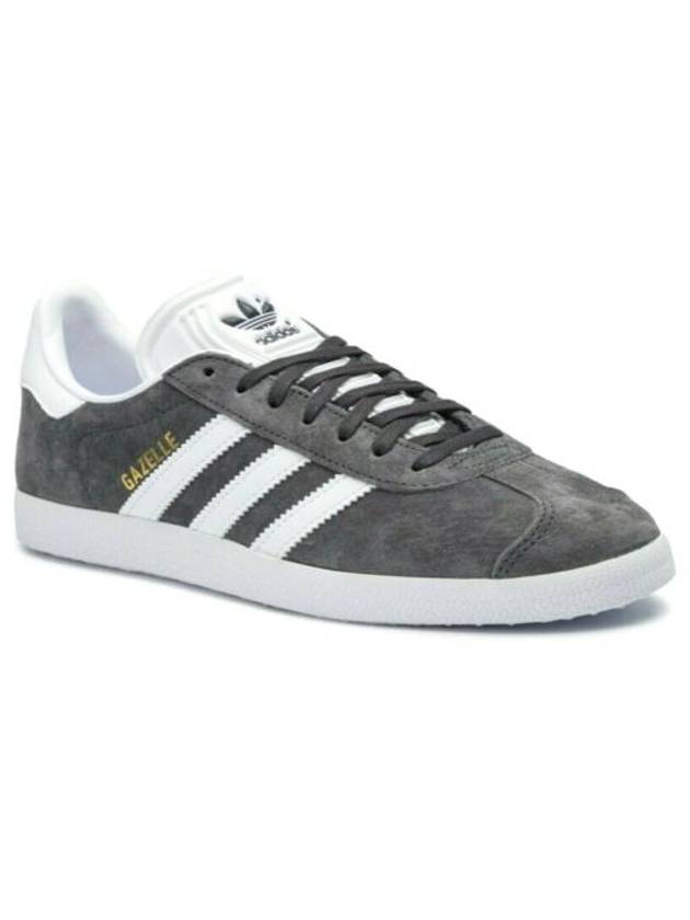 Originals Gazelle Low-Top Sneakers Solid Grey - ADIDAS - BALAAN 1