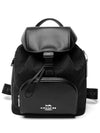 Face Large Signature Jacquard Backpack Black - COACH - BALAAN 2