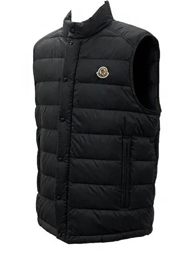 Logo Down Vest Black - MONCLER - BALAAN 4