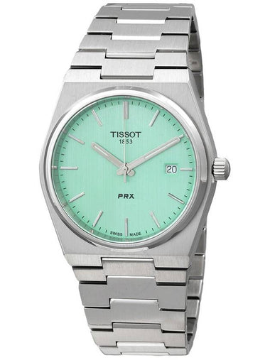 Tissot PRX Quartz Light Green Dial Men's Watch T137.410.11.091.01 - TISSOT - BALAAN 1