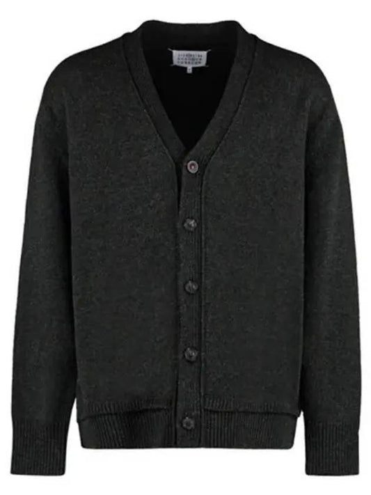 Elbow Patch Cardigan Dark Green - MAISON MARGIELA - BALAAN 2