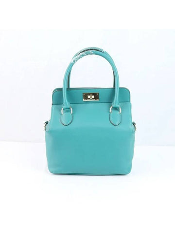 Tote Shoulder Bag Toolbox 20 Green AS012 - HERMES - BALAAN 1