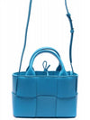 Candy Acro Intrecciato Tote Bag Blue - BOTTEGA VENETA - BALAAN 5