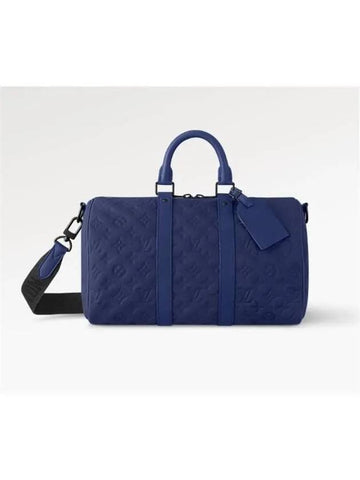 Keepall Bandouliere 35 Tote Bag Navy - LOUIS VUITTON - BALAAN 1