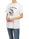 Women s Short Sleeve T Shirt CLAALLAM WHITE DIRTY W - WILD DONKEY - BALAAN 4