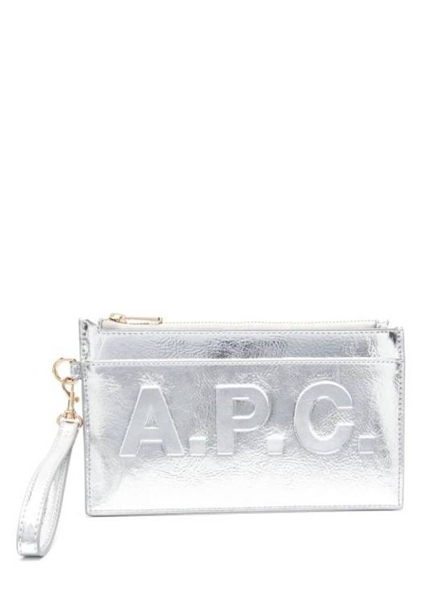 Pochette Clutch Bag Silver - A.P.C. - BALAAN 2