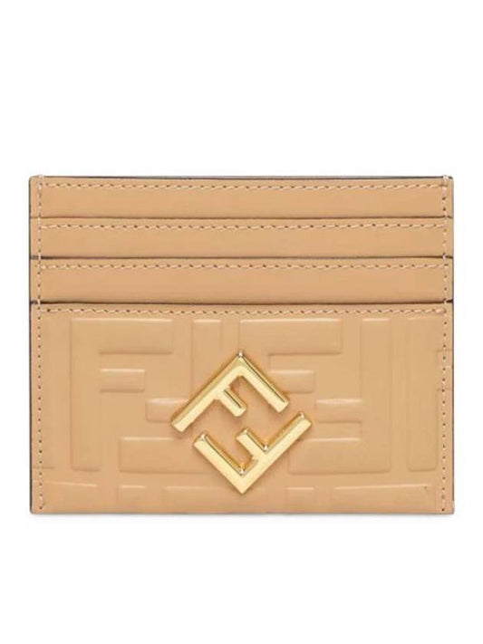 Leather Accessories 8M0445ASUSF1I73 MIELE DARK GOLD SOFT Nude Neutrals - FENDI - BALAAN 1