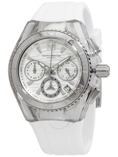 Technomarine Cruise Chronograph Quartz Silver Dial Ladies Watch TM-120033 - TECHNOMARINE - BALAAN 1