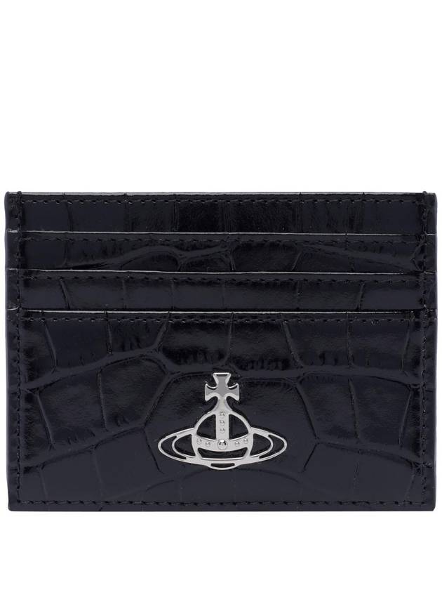 ORB Crocodile Card Holder 54030006W L0039N401 B0011334600 - VIVIENNE WESTWOOD - BALAAN 1