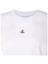 Women's Logo Short Sleeve T-Shirt White - VIVIENNE WESTWOOD - BALAAN 5