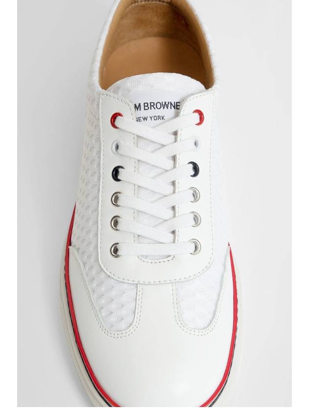 Men's Heavy Athletic Low Top Sneakers White - THOM BROWNE - BALAAN 7