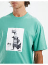 Big Mitty Short Sleeve T-Shirt Tee Green - STUSSY - BALAAN 6